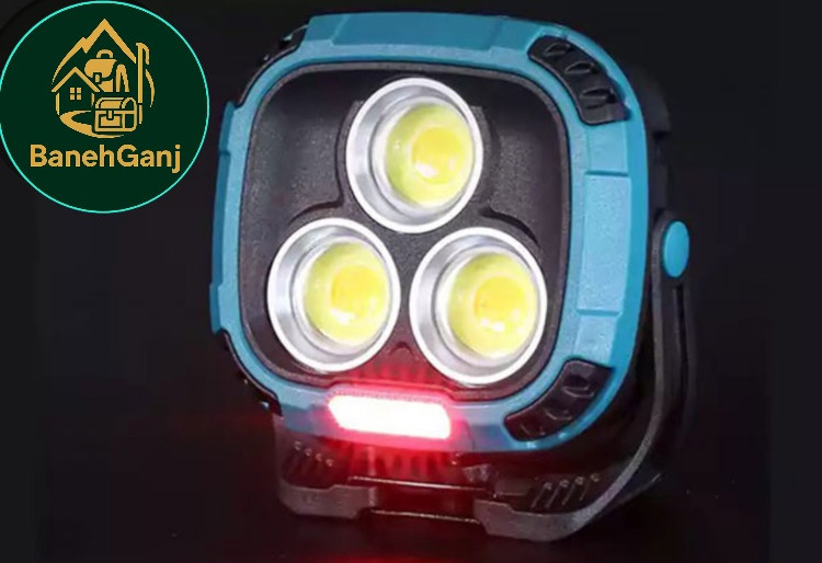 چراغ پروژکتور شارژی پاوربانک دار مدل W891
