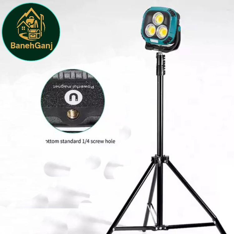 چراغ پروژکتور شارژی پاوربانک دار مدل W891