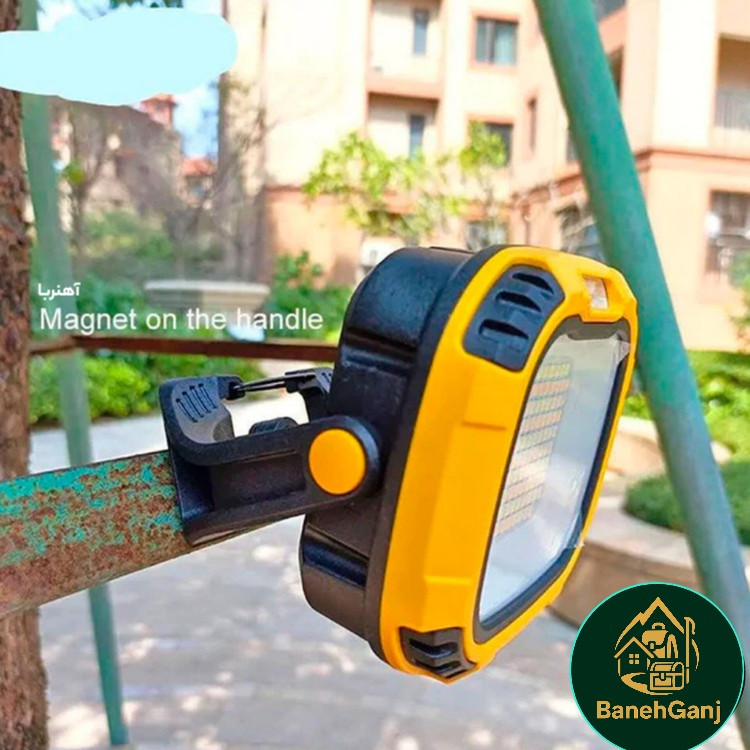 چراغ پروژکتور شارژی مدل W895 پاوربانک دار
