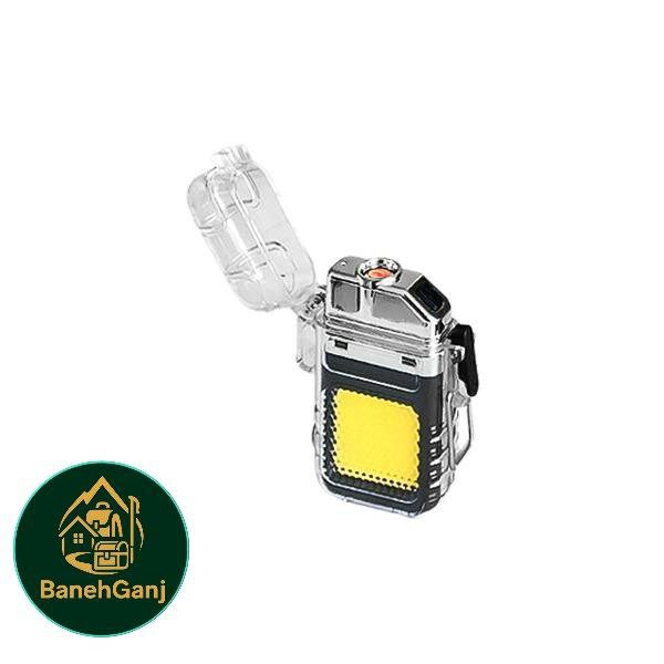 فندک شارژی COB کمپی مدل Flashlight-190