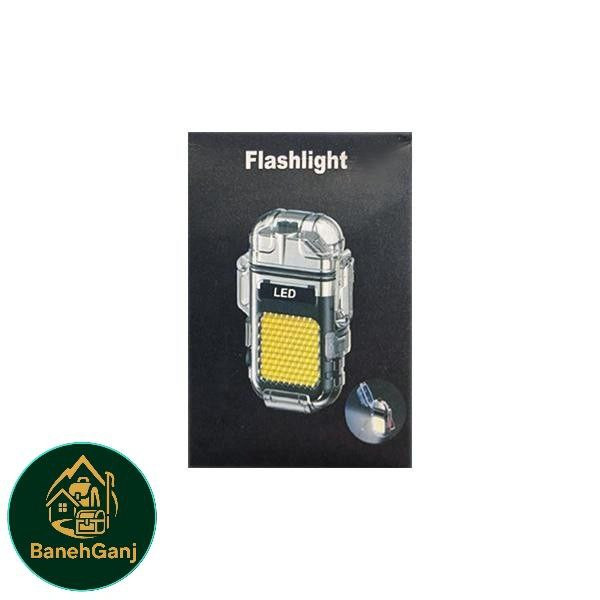 فندک شارژی COB کمپی مدل Flashlight-190