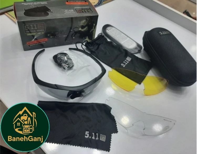 عینک تاکتیکال 5.11 سه لنز قابل تعویض