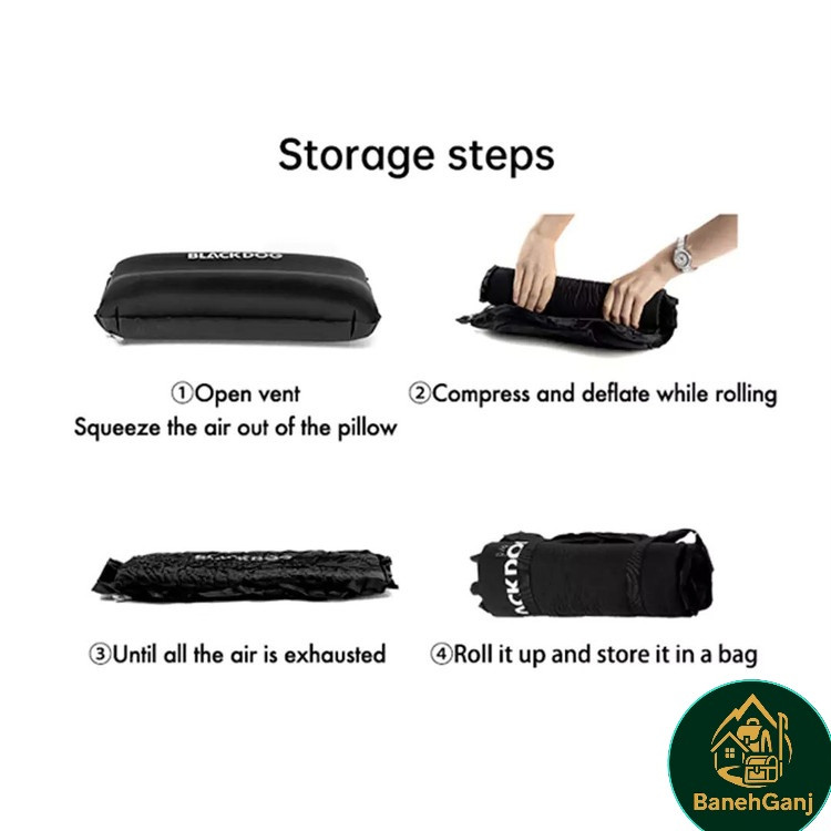 بالش بادی اتوماتیک فومی بلک داگ مدل BD-CQZ001