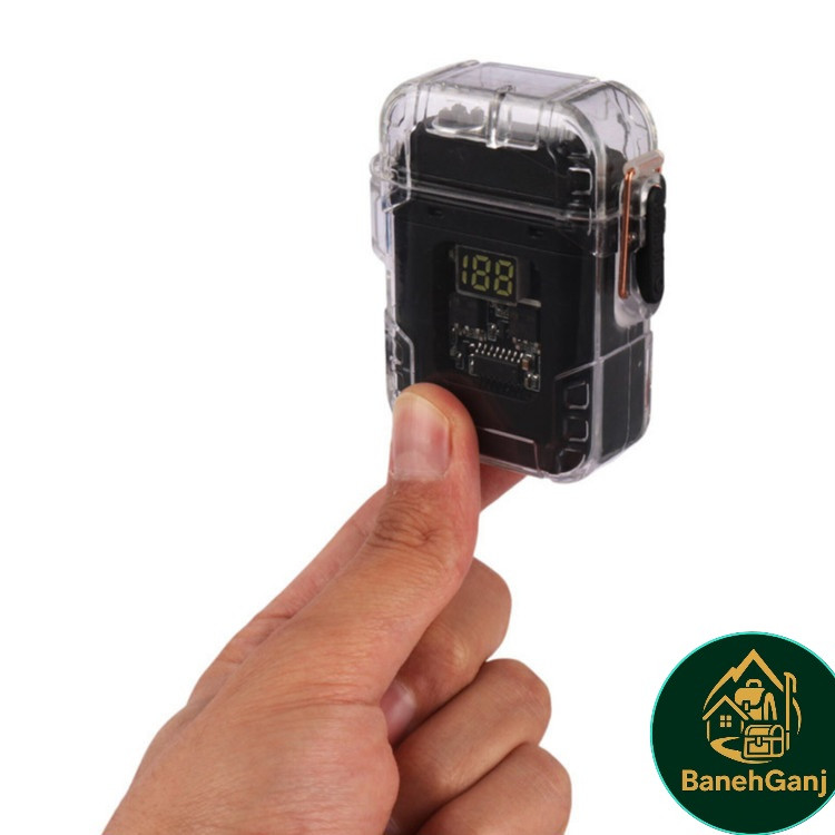 چراغ قوه همه کاره شارژی فندک دار D56-1