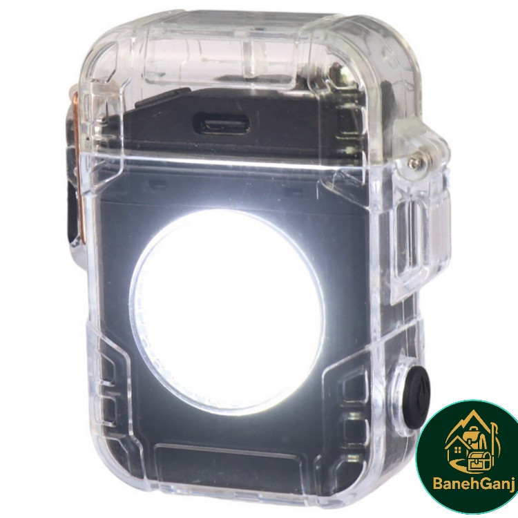 چراغ قوه همه کاره شارژی فندک دار D56-1