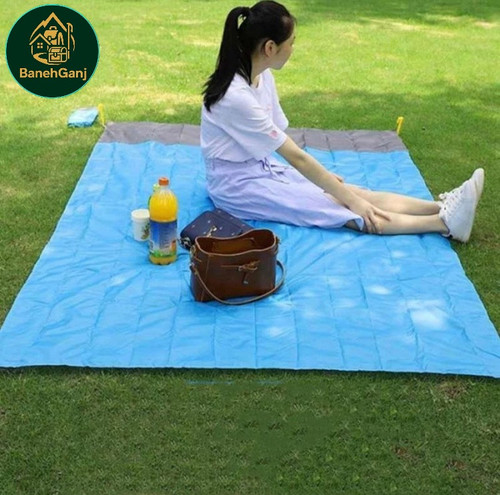 زیرانداز چادر و مسافرتی صد در صد ضد آب وارداتی مدل میخک دار در سایز بزرگ