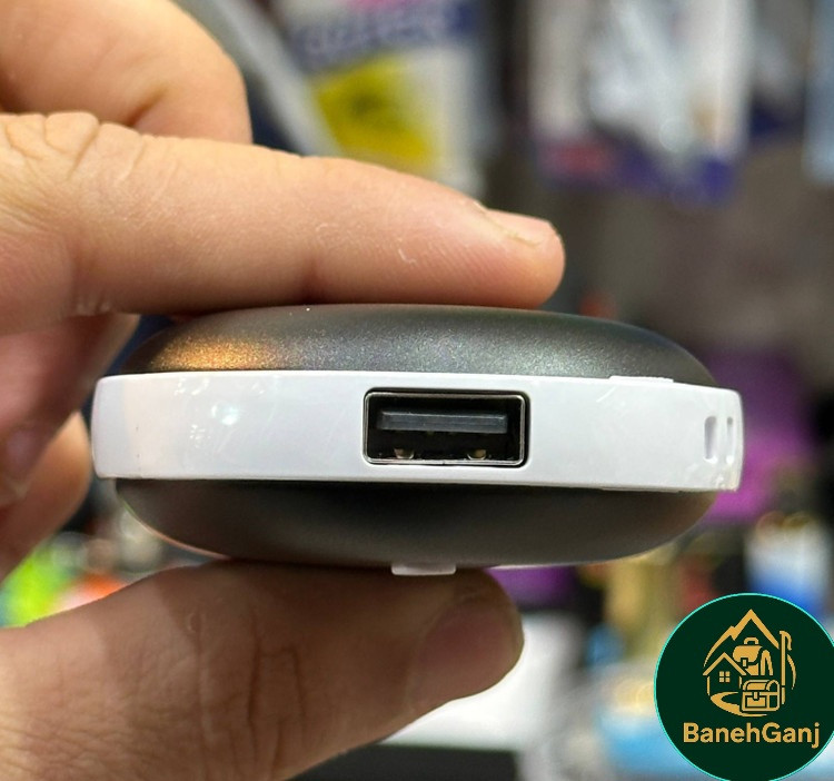 بخاری جیبی پاوربانک دار ۵۰۰۰ میلی آمپر مدل QC-J07