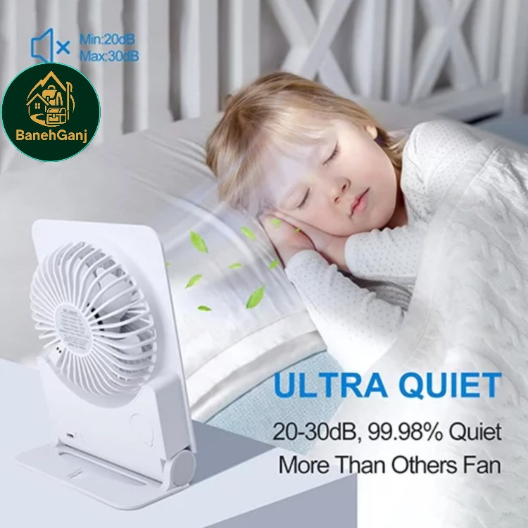 پنکه شارژی رومیزی و دیواری اسپری کننده آب مدل FC-6605