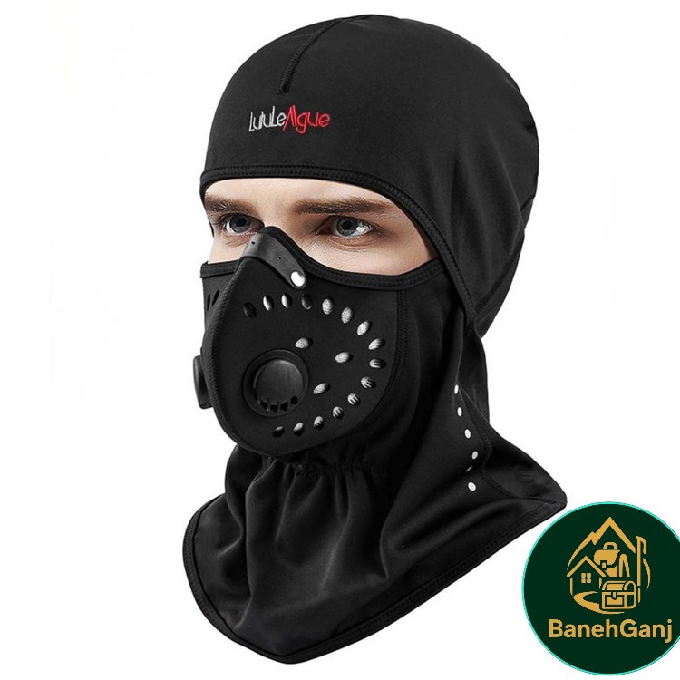 کلاه و ماسک فیلتردار طوفان حرفهای مدل AIGUE Pro وارادتی اصلی درجه یک