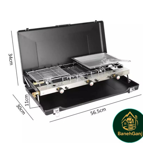 باربیکیو گازی دو شعله چانوداگ مدل FX-5340