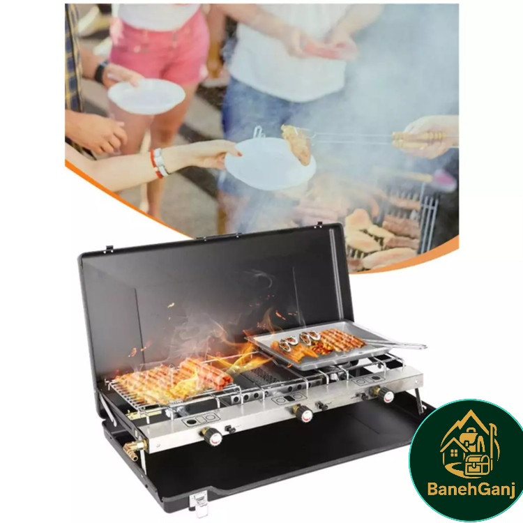 باربیکیو گازی دو شعله چانوداگ مدل FX-5340