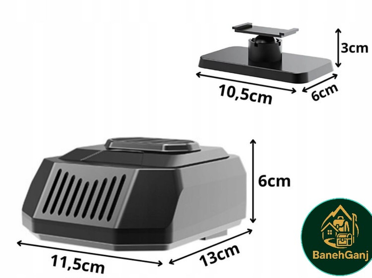بخاری فندکی خودرو ۱۲ ولت ۲۰۰ وات دوکاره مدل GB-8003