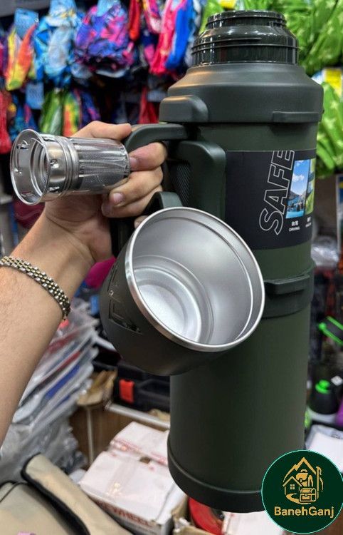 فلاسک وکیوم 2 تا 5 لیتری اورجینال سیف مدل SAFE SUS 316 دوجداره