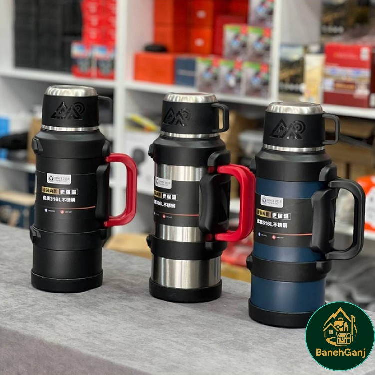 فلاسک وکیوم 2 تا 5 لیتری اورجینال سیف مدل SAFE SUS 316 دوجداره