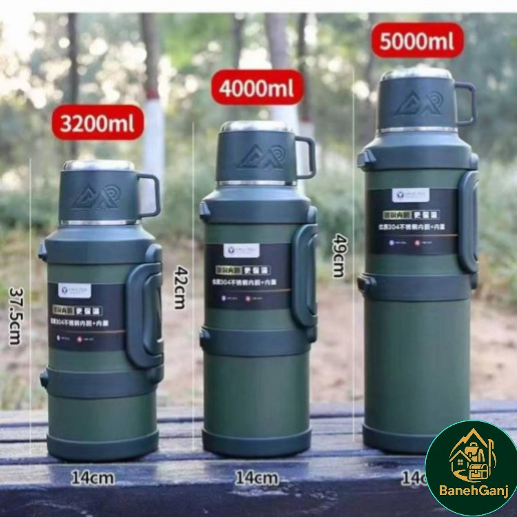 فلاسک وکیوم 2 تا 5 لیتری اورجینال سیف مدل SAFE SUS 316 دوجداره