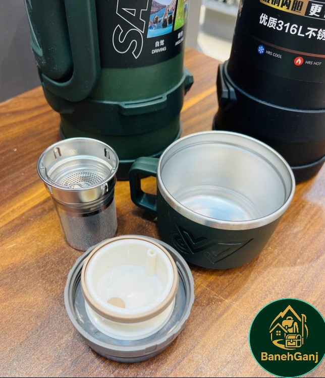 فلاسک وکیوم 2 تا 5 لیتری اورجینال سیف مدل SAFE SUS 316 دوجداره