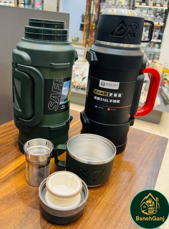 فلاسک وکیوم 2 تا 5 لیتری اورجینال سیف مدل SAFE SUS 316 دوجداره