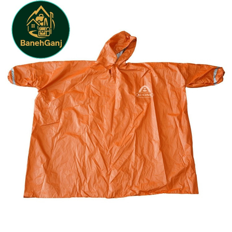 پانچو کوهنوردی بارانی ای وان کلاه دار ai one