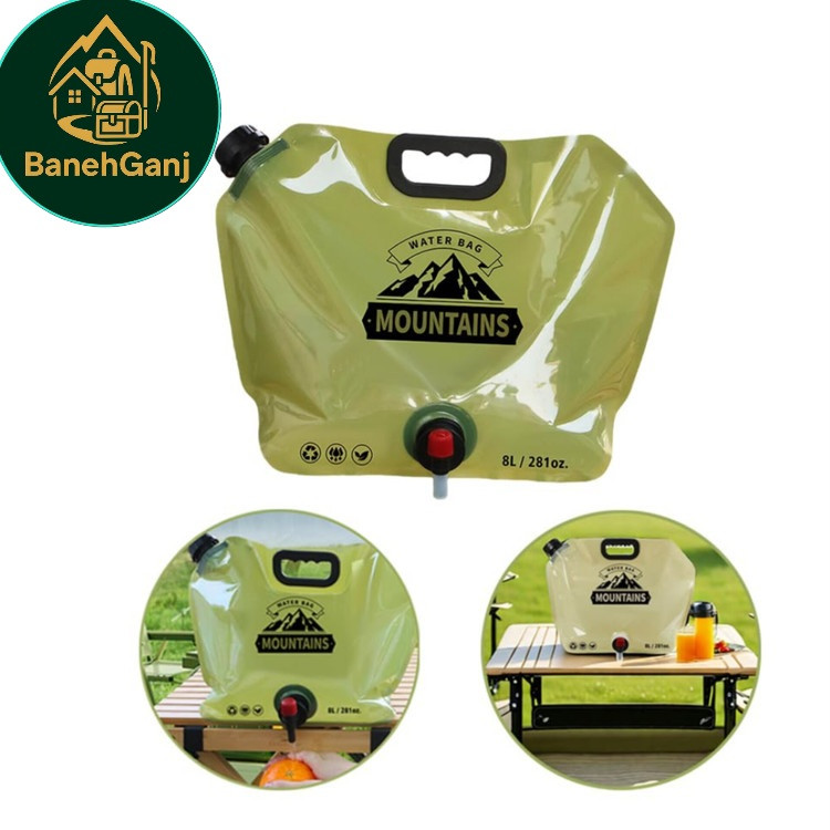 گالن آب تاشوی ۸ لیتری Mountain مدل BL0084
