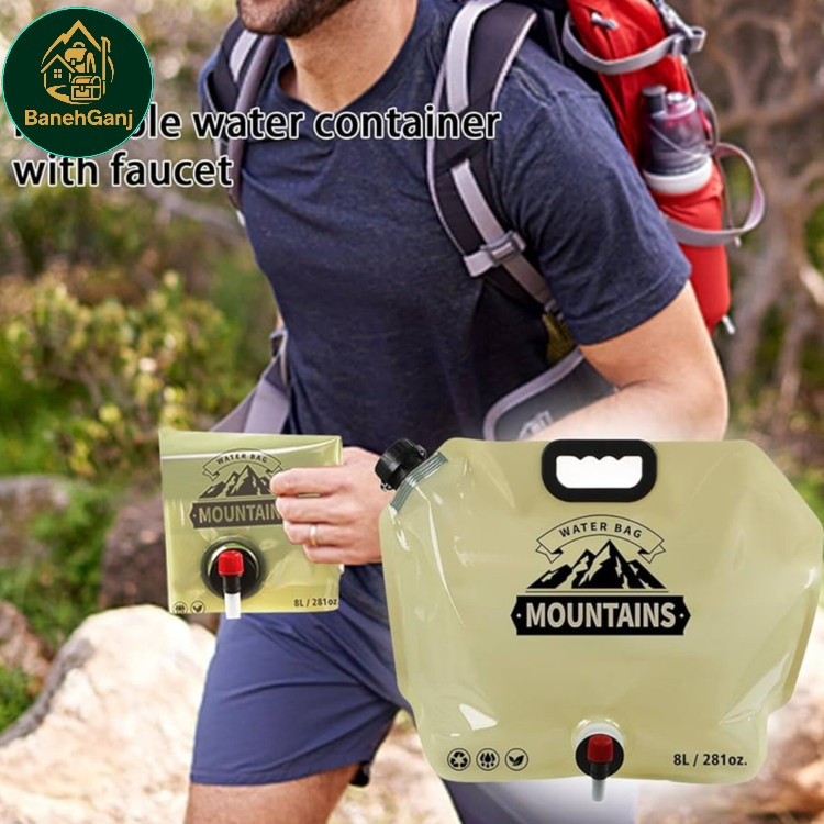 گالن آب تاشوی ۸ لیتری Mountain مدل BL0084