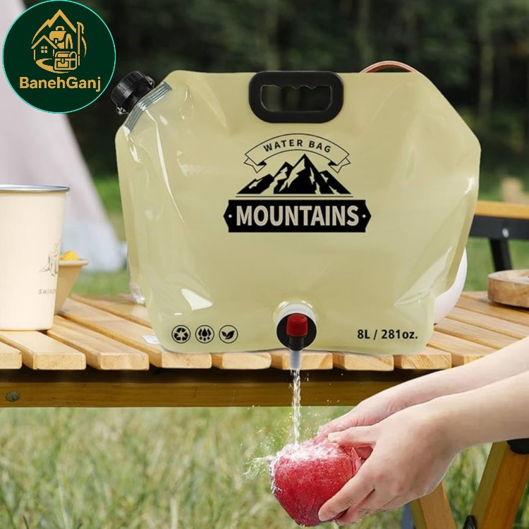 گالن آب تاشوی ۸ لیتری Mountain مدل BL0084