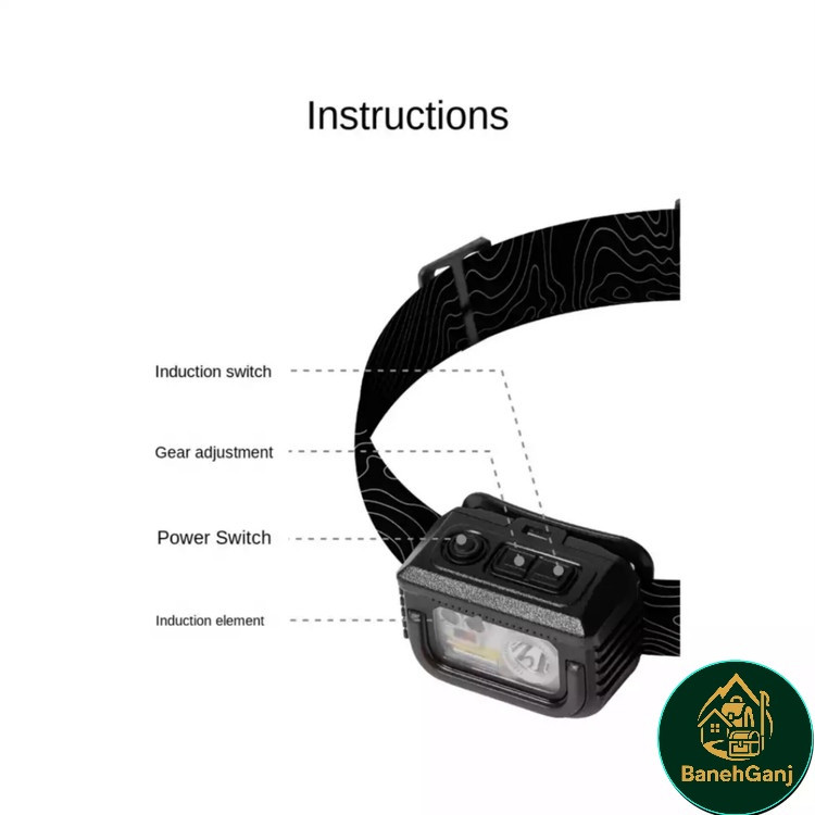چراغ پیشانی چند منظوره بلک داگ مدل CBD2450ZM010