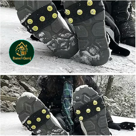کرامپون و زنجیر کفش ژله ای 5 میخه