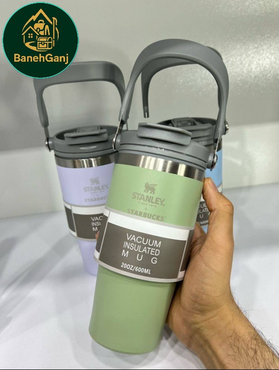ماگ استنلی دسته دار ۶۰۰ میل Stanley Starbucks کد ۷۷۶۳/۱۰