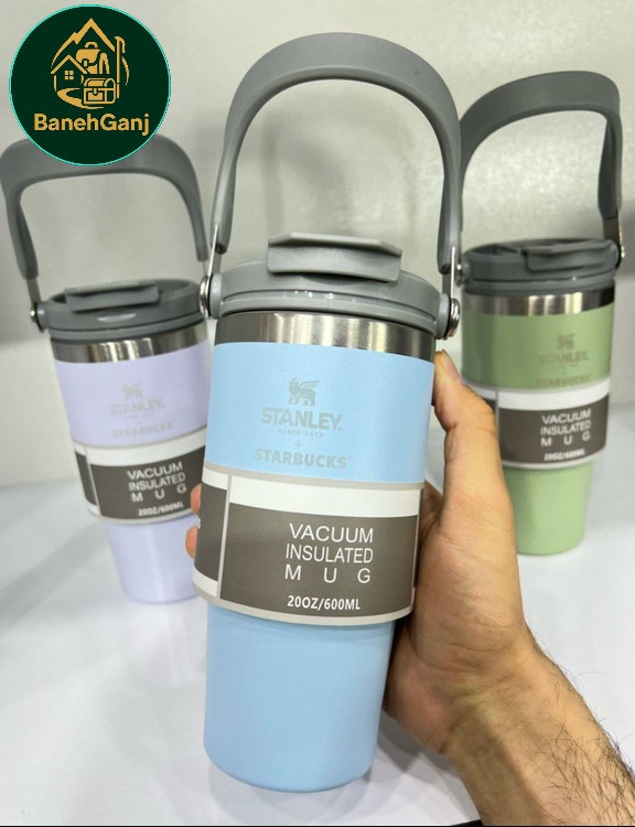 ماگ استنلی دسته دار ۶۰۰ میل Stanley Starbucks کد ۷۷۶۳/۱۰