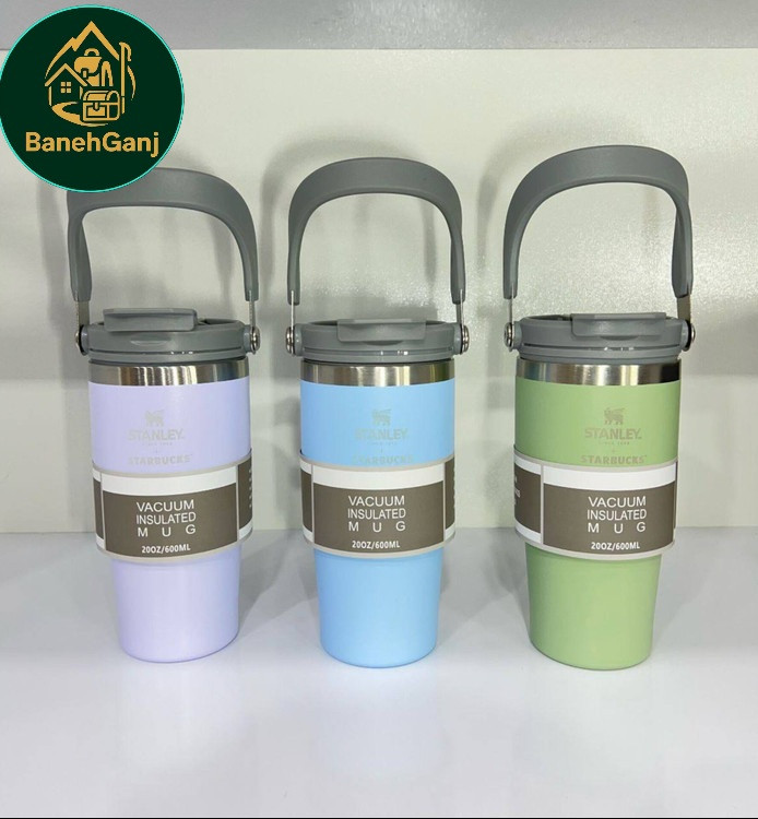 ماگ استنلی دسته دار ۶۰۰ میل Stanley Starbucks کد ۷۷۶۳/۱۰