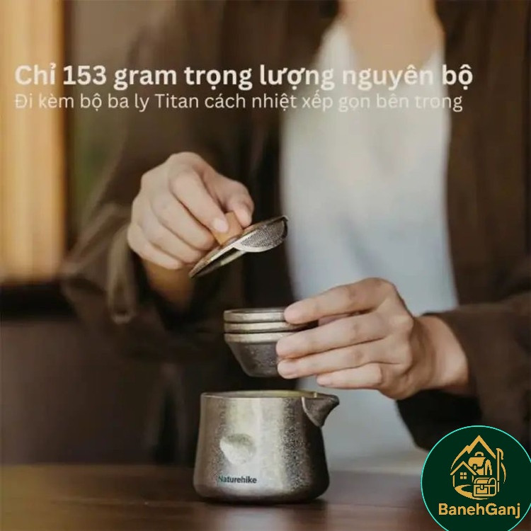 ست چایخوری تیتانیومی نیچرهایک مدل CNK2450CF025