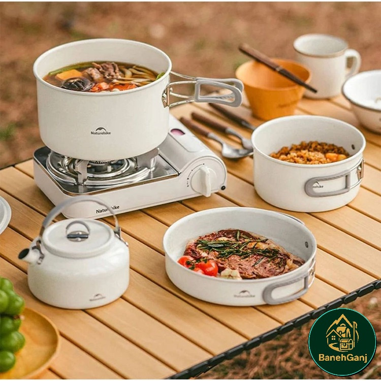 ست قابلمه سفید نیچرهایک مدل CNK2450CF013