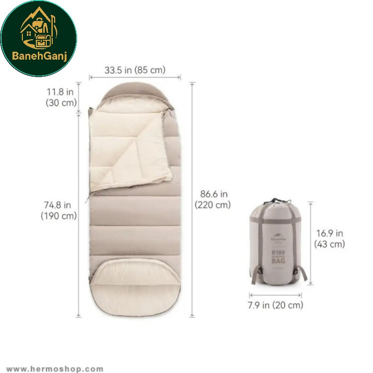 کیسه خواب نیچرهایک NH21MSD11 مدل B180