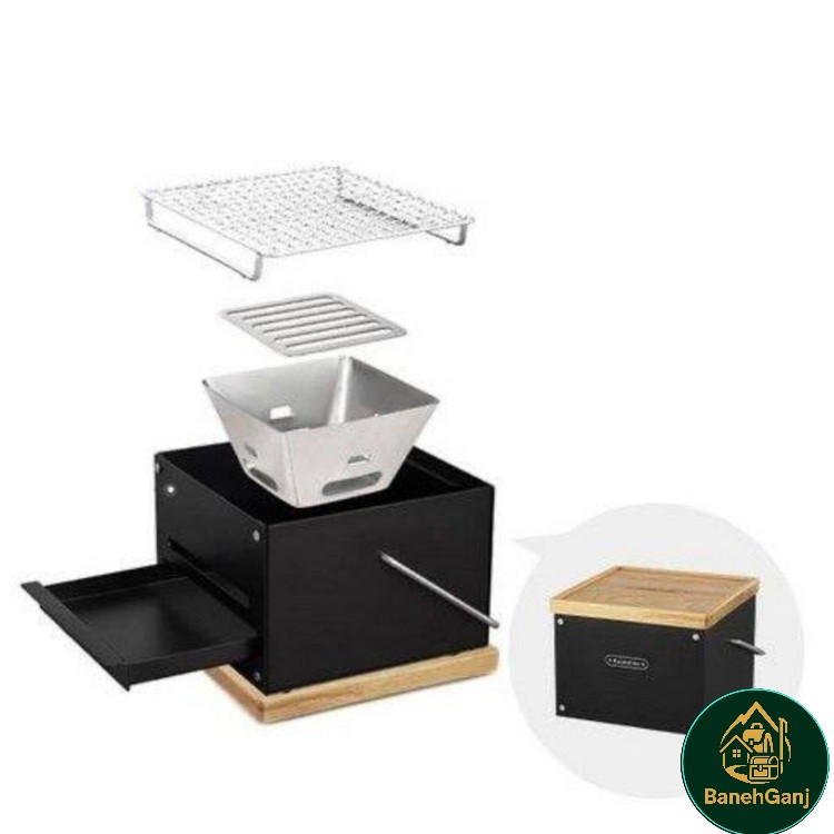 گریل رومیزی ذغالی نیچرهایک مدل CNK2300CF010