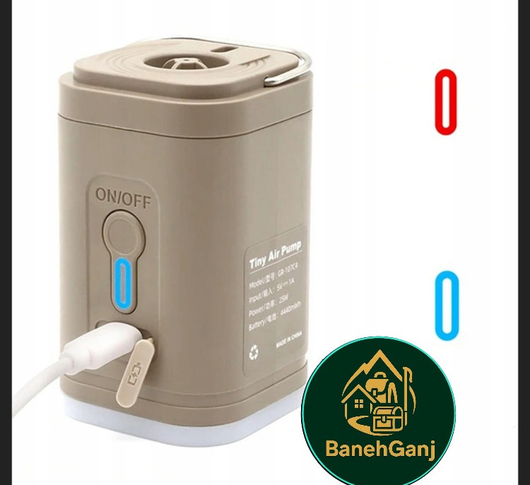 پمپ بادی برقی قابل حمل برای باد کردن وخالی کردن باد