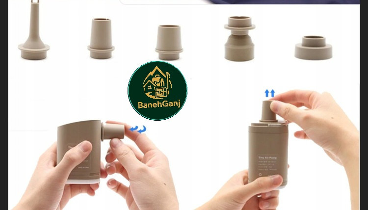 پمپ بادی برقی قابل حمل برای باد کردن وخالی کردن باد
