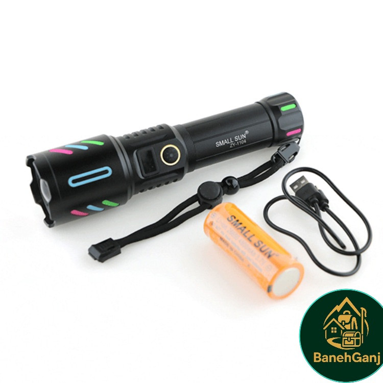 چراغ قوه پلیسی زوم دار اسمال سان ZY-1104