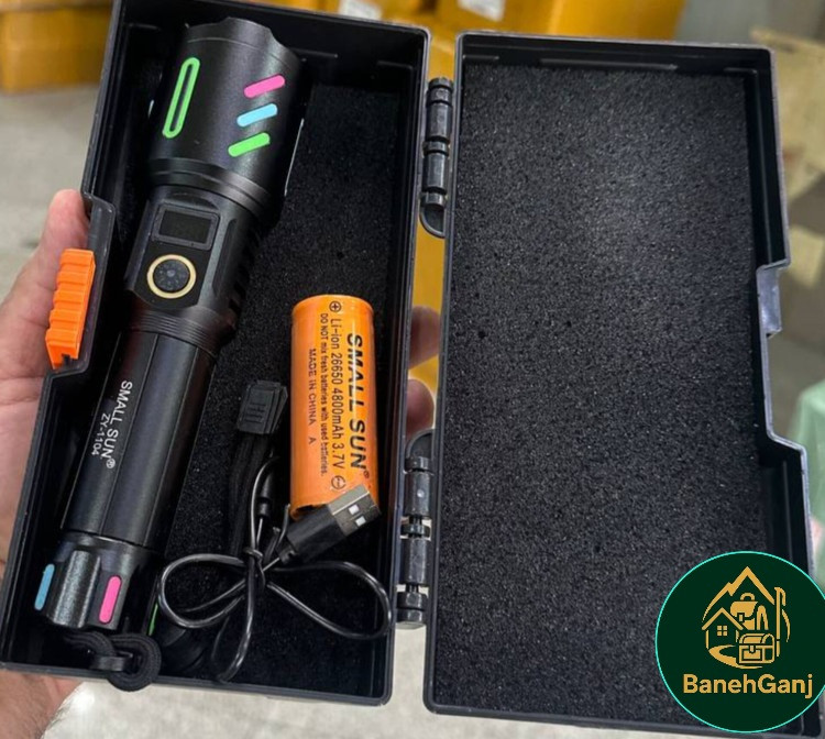 چراغ قوه پلیسی زوم دار اسمال سان ZY-1104