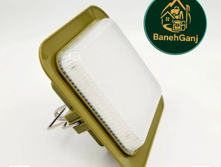 پروژکتور و چراغ کمپینگ شارژی خورشیدی مدل Ls-228 L سبک کم مصرف همه کاره پاوربانک دار