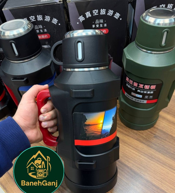 فلاسک اورجینال کوهنوردی و کمپینگ گنجایش 3لیتری