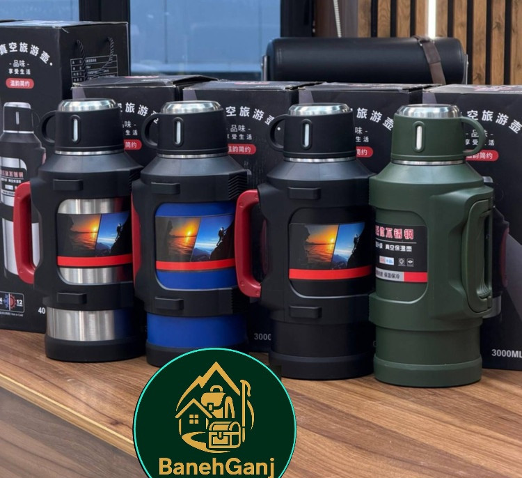 فلاسک اورجینال کوهنوردی و کمپینگ گنجایش 3لیتری