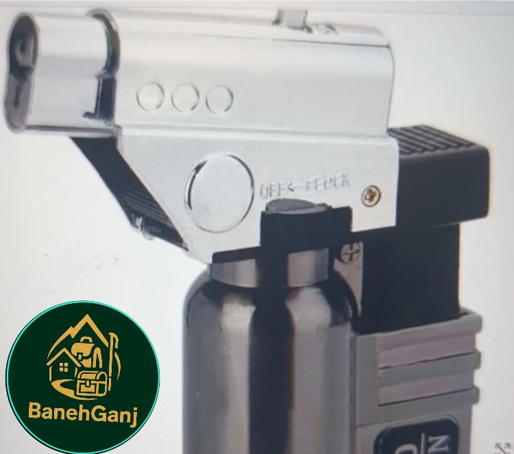فندک شعله افکن هواگاز فشار قوی بدنه فلزی PLAME GUN 260JET