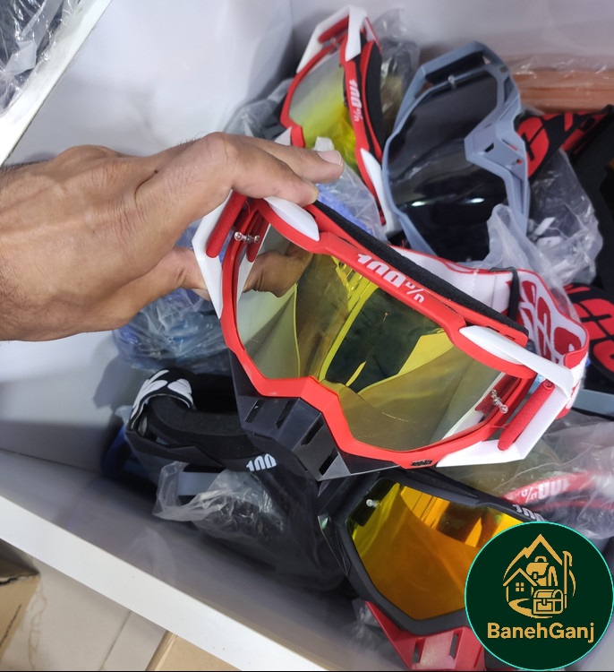 عینک طوفان برند ۱۰۰%‎ مدل MX GOGGLE بینی دار