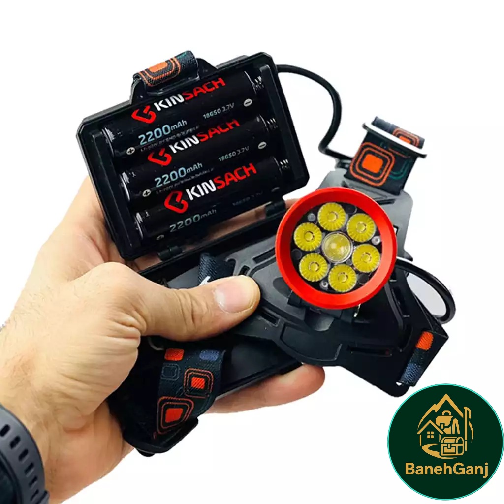 چراغ پیشانی کینساچ مدل KS021-6+1