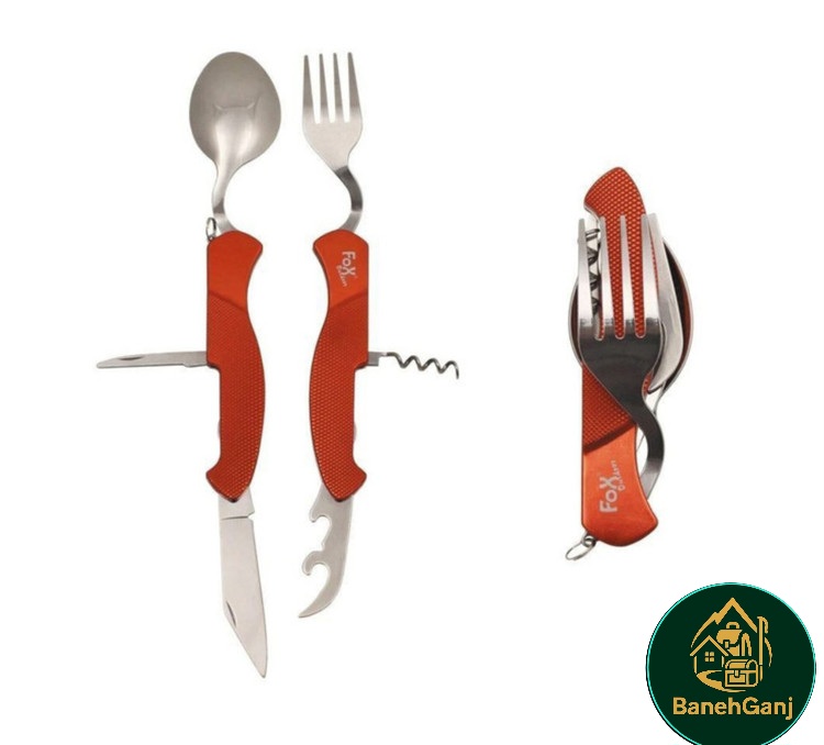 سرویس قاشق و چنگال جیبی 6 کاره