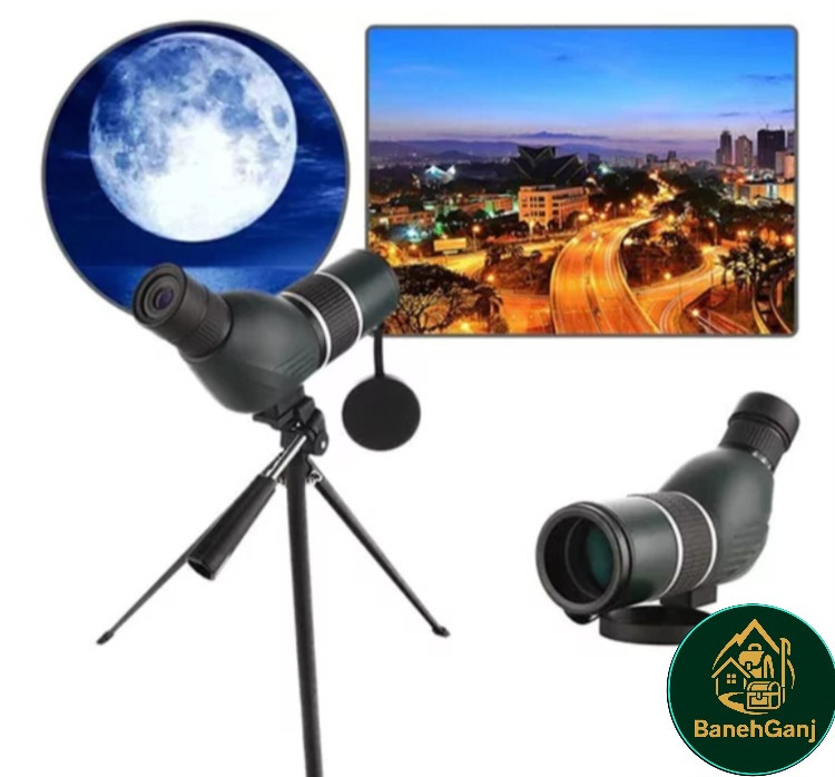 دوربین تک چشمی زومدار با سه پایه مدل ۲۰-۶۰×۶۰