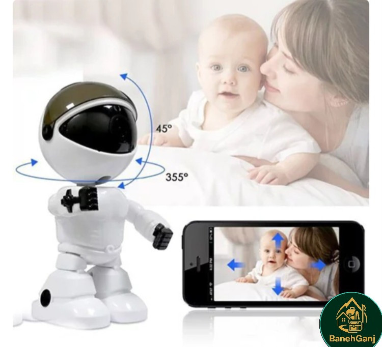 دوربین رباتی اتاق کودک و پرستار مدل ROBOT CAMERA WF360