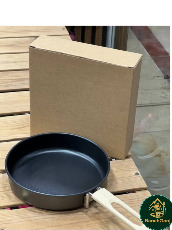 ماهیتابه دسته دار تاشو بابوس کوهنوردی و کمپینگ
