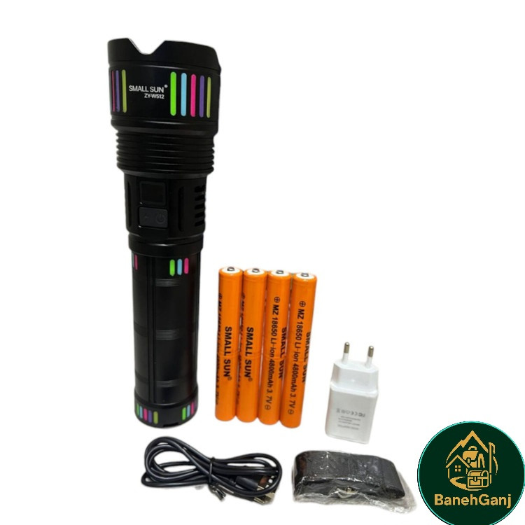 چراغ قوه زومدار پلیسی اسمال سان مدل ZY-W512
